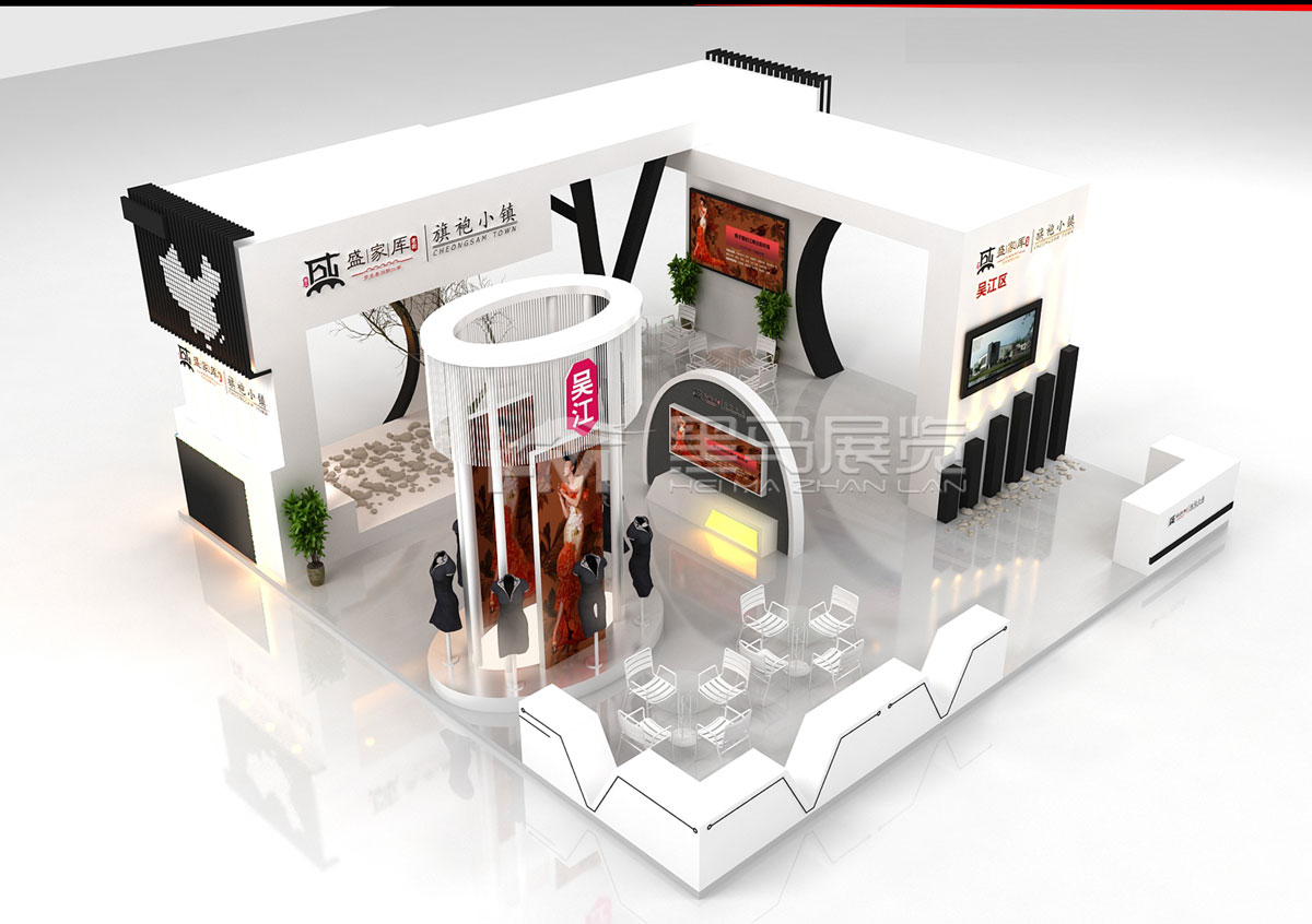 盛家库旗袍小镇-上海展台设计搭建