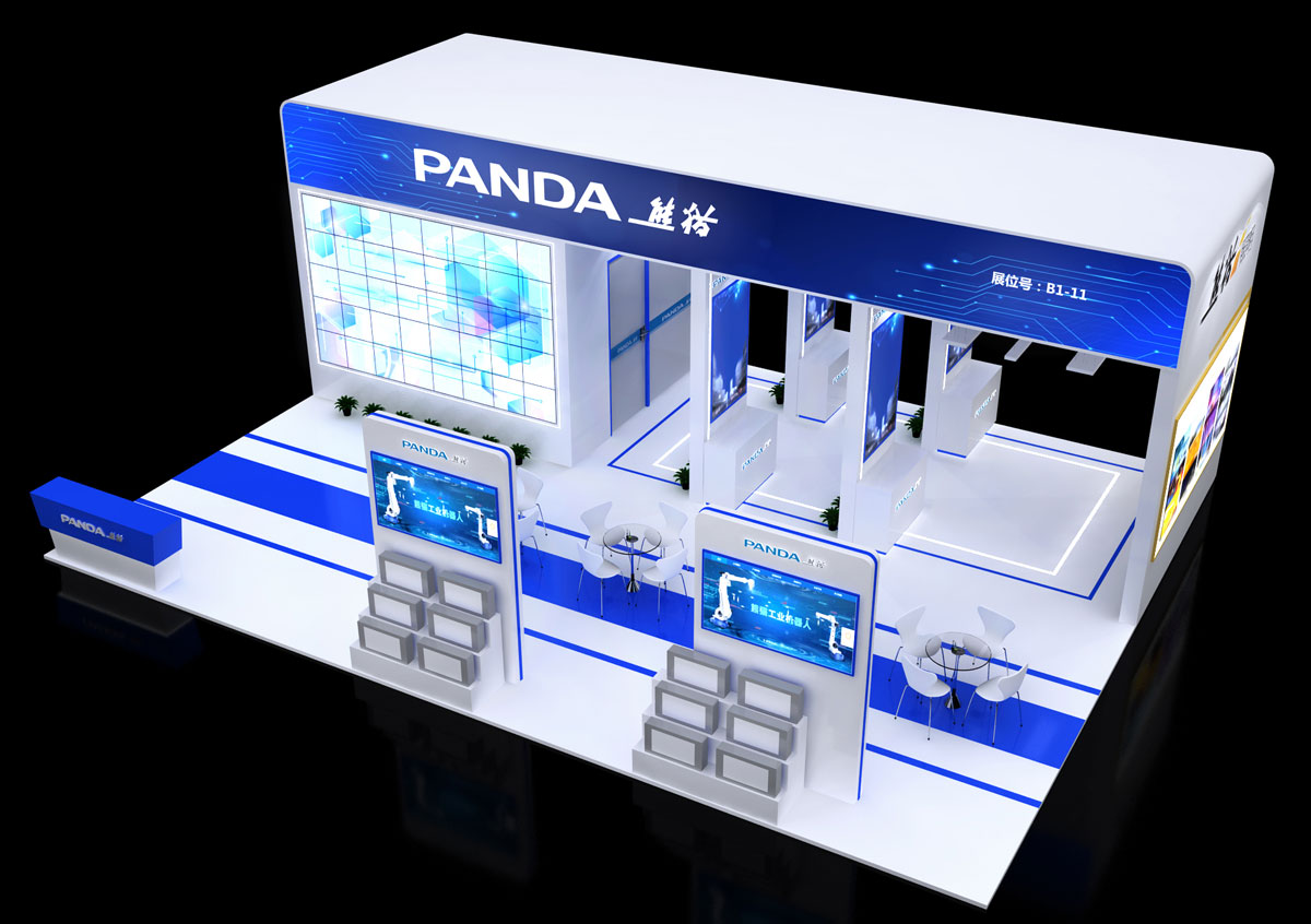 熊猫电子_苏州展厅搭建